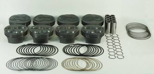 Mahle - Mahle MS Piston Set Chevy SB 389ci 4.135in Bore 3.625/3.75 Stroke 6.125/6 Rod .927 HD Pin 9cc 13.5CR - 197754735