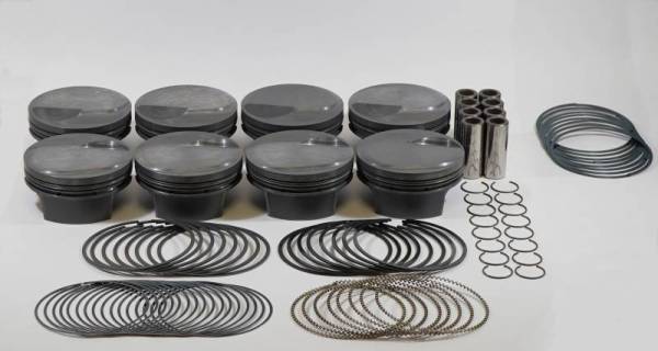 Mahle - Mahle MS Piston Set BBC 540ci 4.500in Bore 4.25in Stroke 6.385in Rod .990 Pin 13cc 10.5 CR Set of 8 - 928965300