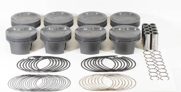 Mahle - Mahle MS Pistons Ford 428 cid  4.125in Bore 4.0 Stroke 6.250 Rod 0.927 Pin -26cc 9.9 CR Set of 8 - 930249625T