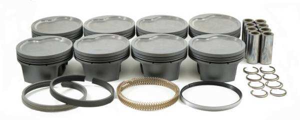 Mahle - Mahle MS Piston Set Ford 514ci 4.44in Bore 4.150in Stroke 6.7in Rod 0.990 Pin -28cc 9.9CR - Set of 8 - 930261940