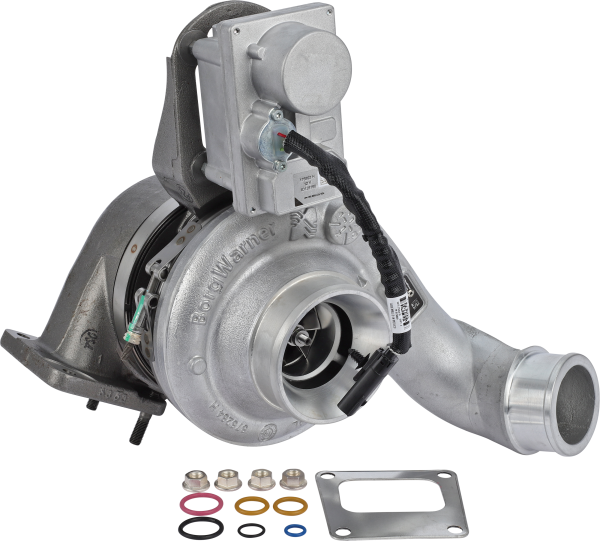 BorgWarner Turbo - 12639900003 | Remn Borg Maxxforce DT466 Turbo Mid Mount W/Act.