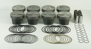 Mahle - Mahle MS Piston Set SBC 310ci 3.766in Bore 3.480in Stroke 5.700in Rod .927 Pin -1cc 9.7 CR Set of 8 - 930205566 - Image 3