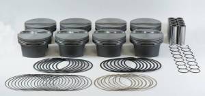 Mahle MS Piston Set Chevrolet LS1/2/6 5.3L 326ci 3.780in Bore 3.622in Stk 9.5:1 CR -2.1cc Set of 8 - 930218480