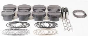 Mahle MS Piston Set Ford 348CI 4.035 Bore 3.400stk 5.400Rod .927 Pin -6.5cc 10.0 CR Set of 8 - 930245735