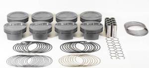 Mahle MS Piston Set SBF Inv 364cid 4.125in Bore 3.400stk 5.400in Rod .927 Pin -16cc 9.4 CR Set of 8 - 930247925