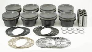 Mahle - Mahle MS Piston Set SBF 281ci 3.551in Bore 3.543stk 5.933in Rod .866 Pin 0cc 11.9 CR Set of 8 - 930256252 - Image 2