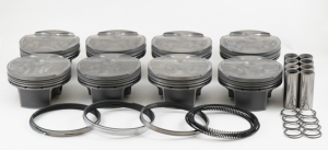 Mahle MS Piston Set of 8 Ford 5.2L Voodoo 315cid 3.710in Bore 3.661 Stk 5.9 Rod .827 Pin 7.8cc 12CR - 930258401